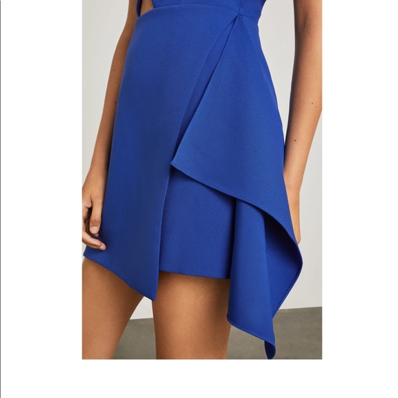 BCBGMAXAZRIA BLUE DRESS - Picture 6 of 7